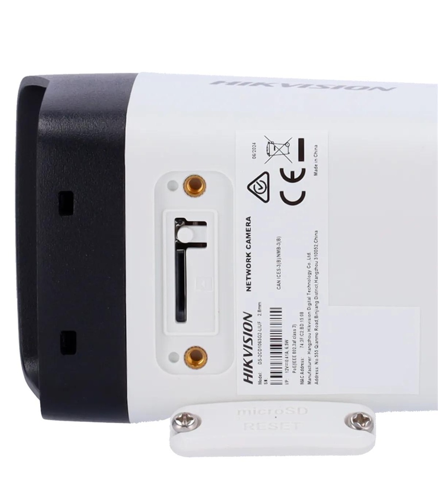 "DS-2CD1063G2-LIU-B28 HIKVISION 6MP Smart Hybrid Light Fixed Bullet Network Camera-B28"