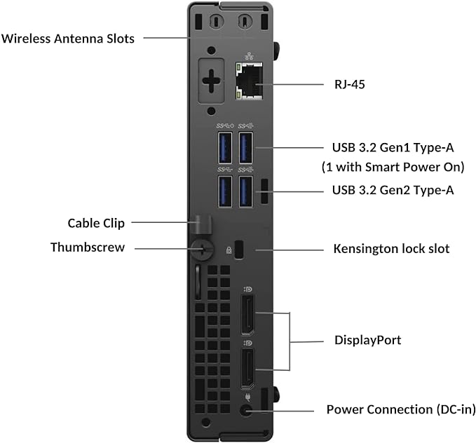 Dell  mini pc 7000 core i5 ram 8Gb  SSd256 warranty 3 years dos
