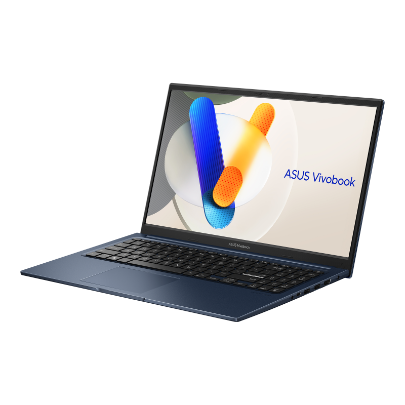 X1504VA-NJ093  Vivobook ِASUS  CORE   I7-1355U- -16GB RAM -512SSD  -	 15.6" FHD D 1S-1B-QUIET BLUE    DOS  جهاز اسوس   محمول