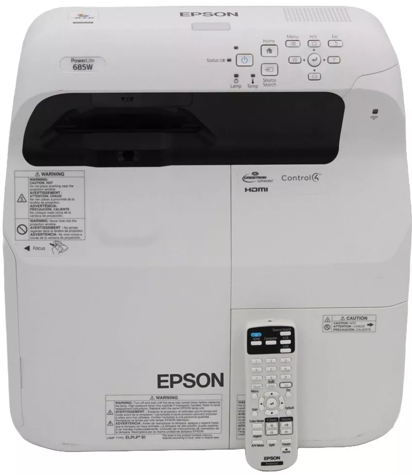 EPSON EB-685W PROJECTOR, WXGA, 3500lm 98,000.00 3500 ،WXGA بدقة عرض ،W-685EB  EB-685W, Projectors, Ultra short بروجكتور إبسون لومن