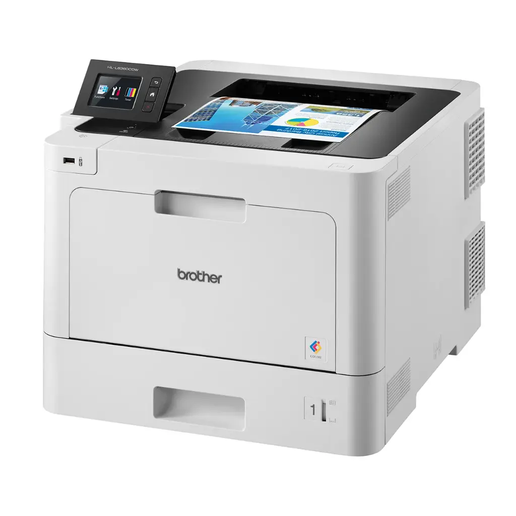 BROTHER PRINTER HL-8360CDW 30 PPM طابعة برازر ملون