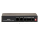 DH-PFS3006-4ET-36 Dahua 6-Port Fast Ethernet Switch with 4-Port PoE, 2-Port Uplink