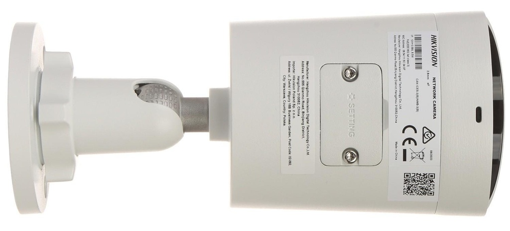 DS-2CD2T83G2-2LI(2.8mm)(O-STD) MZ كاميرا مراقبة خارجية 8 MP Acusense Smart    Hybrid Light Fixed Bullet Network Camera 