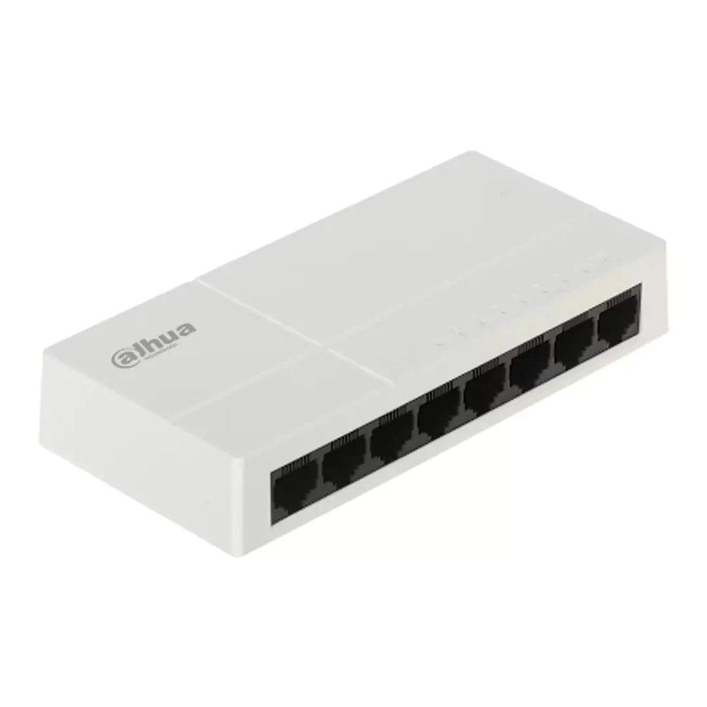 ‏ DH-PFS3008-8GT‏ Dahua 8-Port Desktop 10/100/1000 Mbs Ethernet Switch (metal)