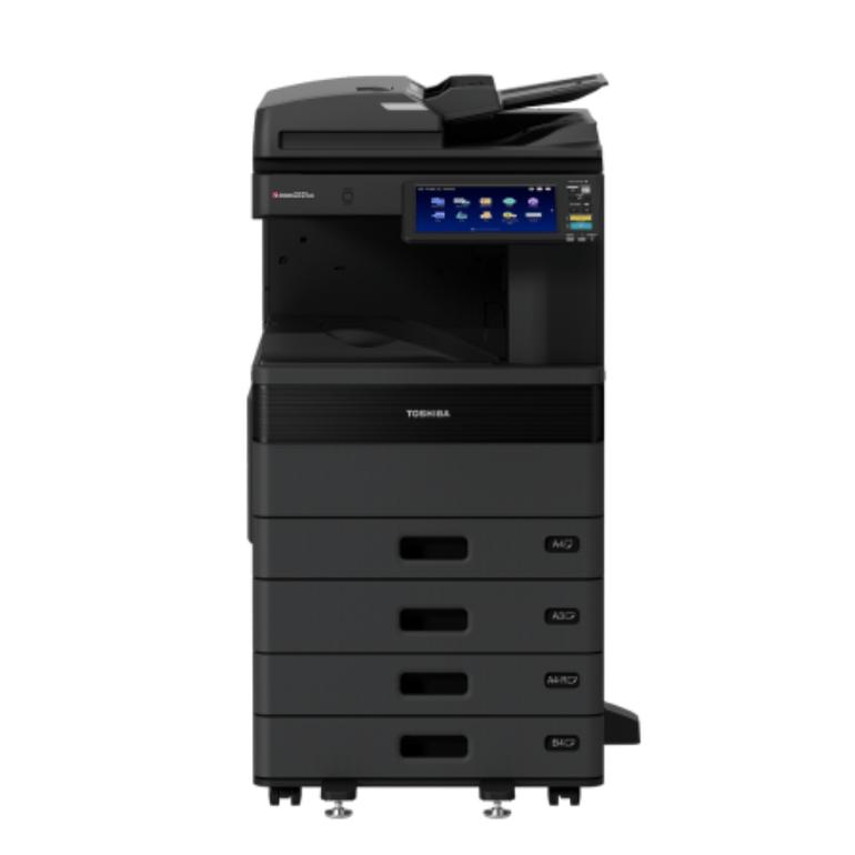 Toshiba e-STUDIO 2021AC/2521AC is a color A3 multifunction printer designed for business environments, offering high-quality printing, copying, scanning, and network connectivity for efficient office workflows 