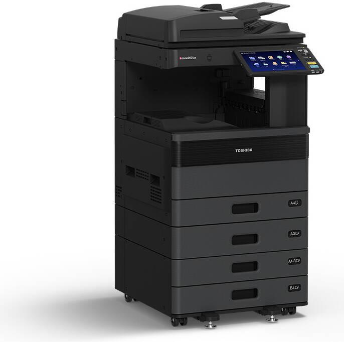  Toshiba e-STUDIO 2021AC/2521AC is a color A3 multifunction printer designed for business environments, offering high-quality printing, copying, scanning, and network connectivity for efficient office workflows 