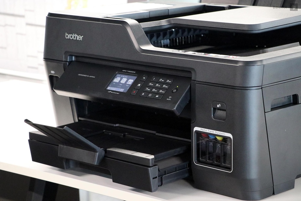 BROTHER PRINTER MFC- T4500DW A3-A4 ALL ON ONE - 22PPM طابعة برازر ملون
