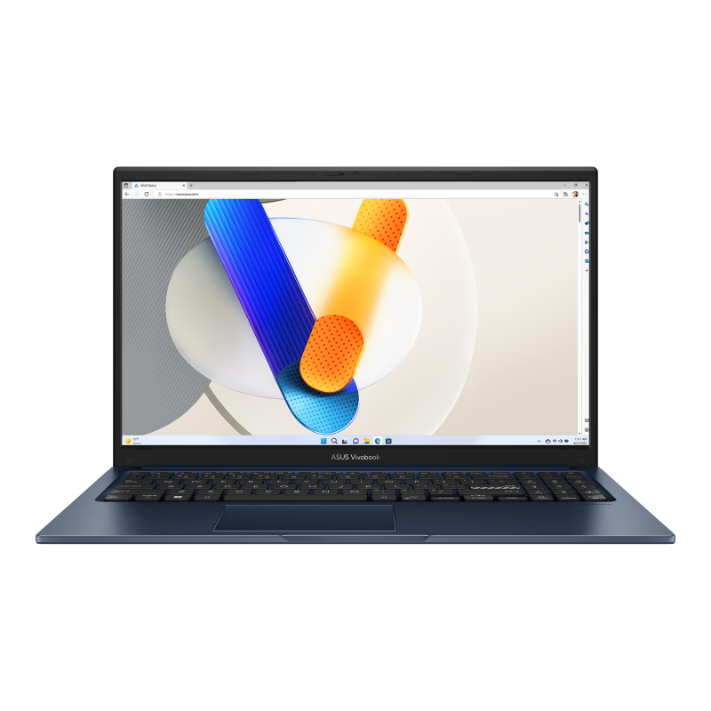 جهاز لابتوب اسوس معالج I5-1335U، ذاكرة وصول عشوائي (RAM) سعة 8 جيجابايت، قرص SSD سعة 512 جيجابايت، شاشة 15.6 بوصة عالية الدقة، نظام تشغيل Windows 11