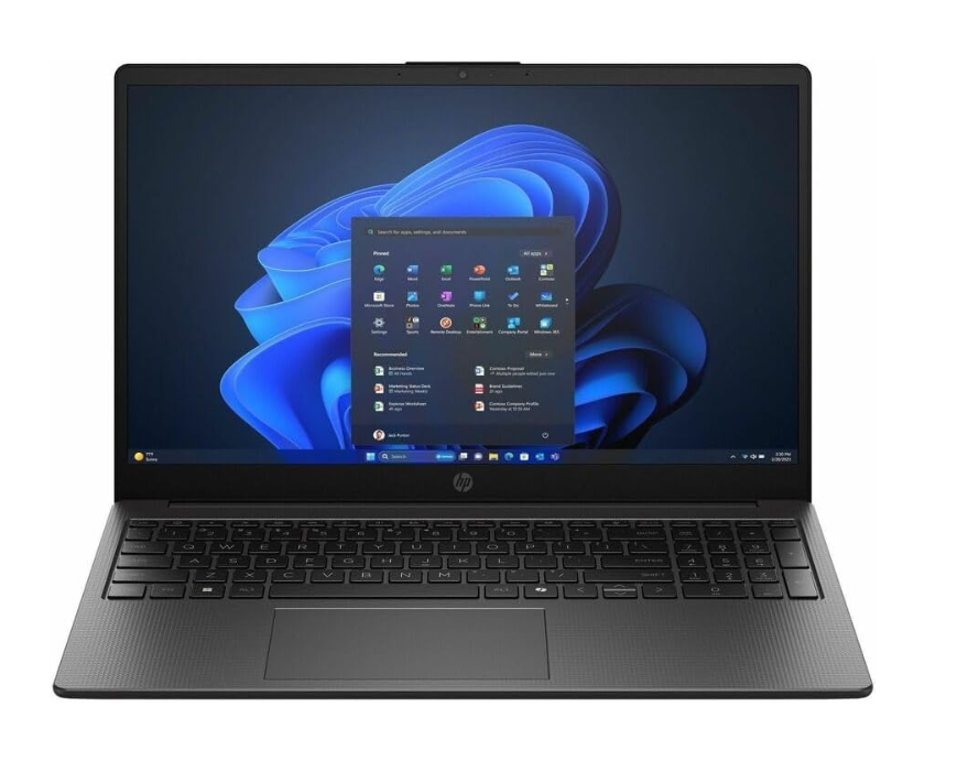 HP 255R G10 with AMD Ryzen™ 5 7535U, 16GB DDR5 RAM, 512GB SSD, and a 15.6-inch FHD Display.