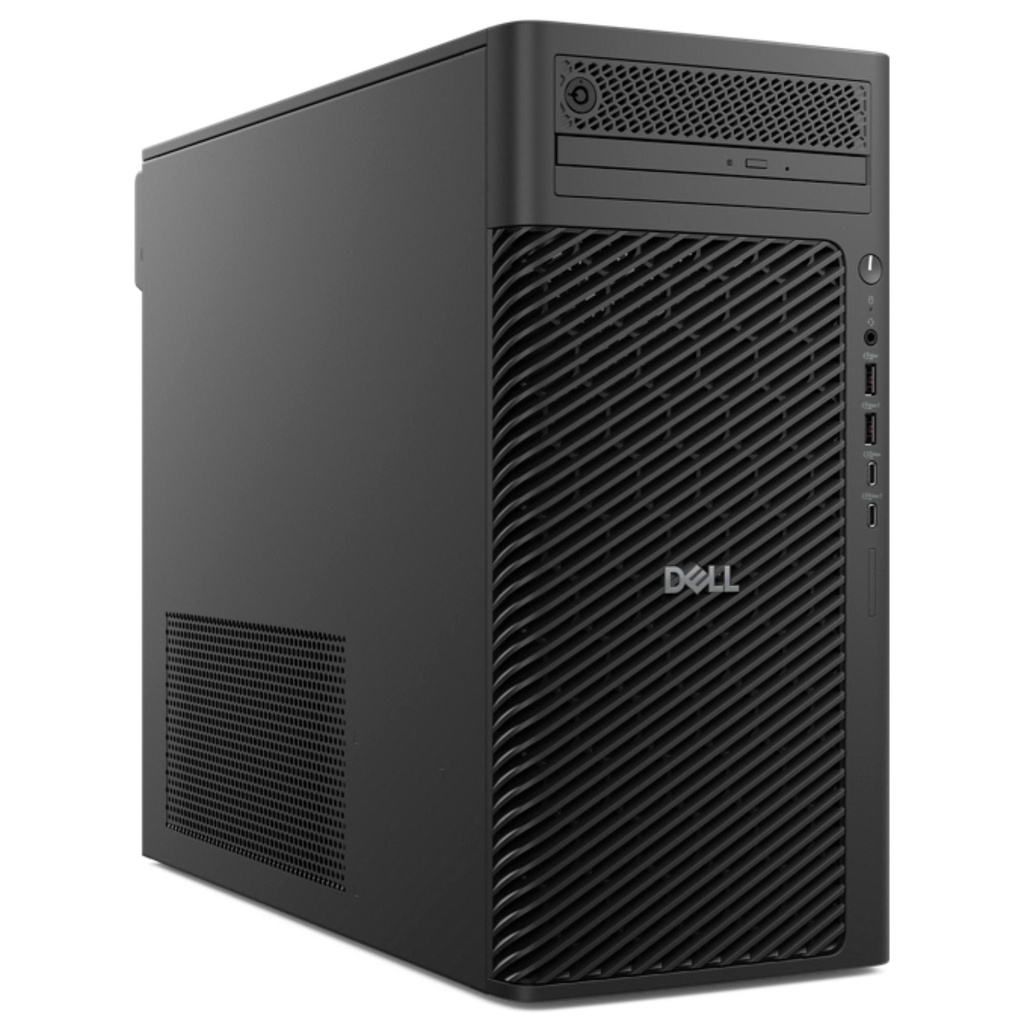 Dell Pro Max Tower T2 FCT2250 Tower Workstation Intel Core Ultra 7-265 Processor, 32GB Ram, 256GB SSD, 2TB HDD, 360W PSU Platinum, NVIDIA RTX A400 4GB Graphics, Wired Keyboard & Mouse, Windows 11 Professional - Black