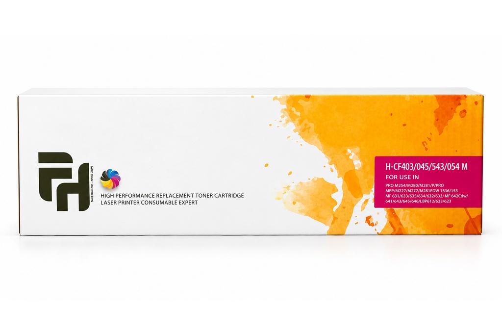   FH toner cartridge203A CF402A/CF542A/045/054 Yحبر متوافق اف اتش