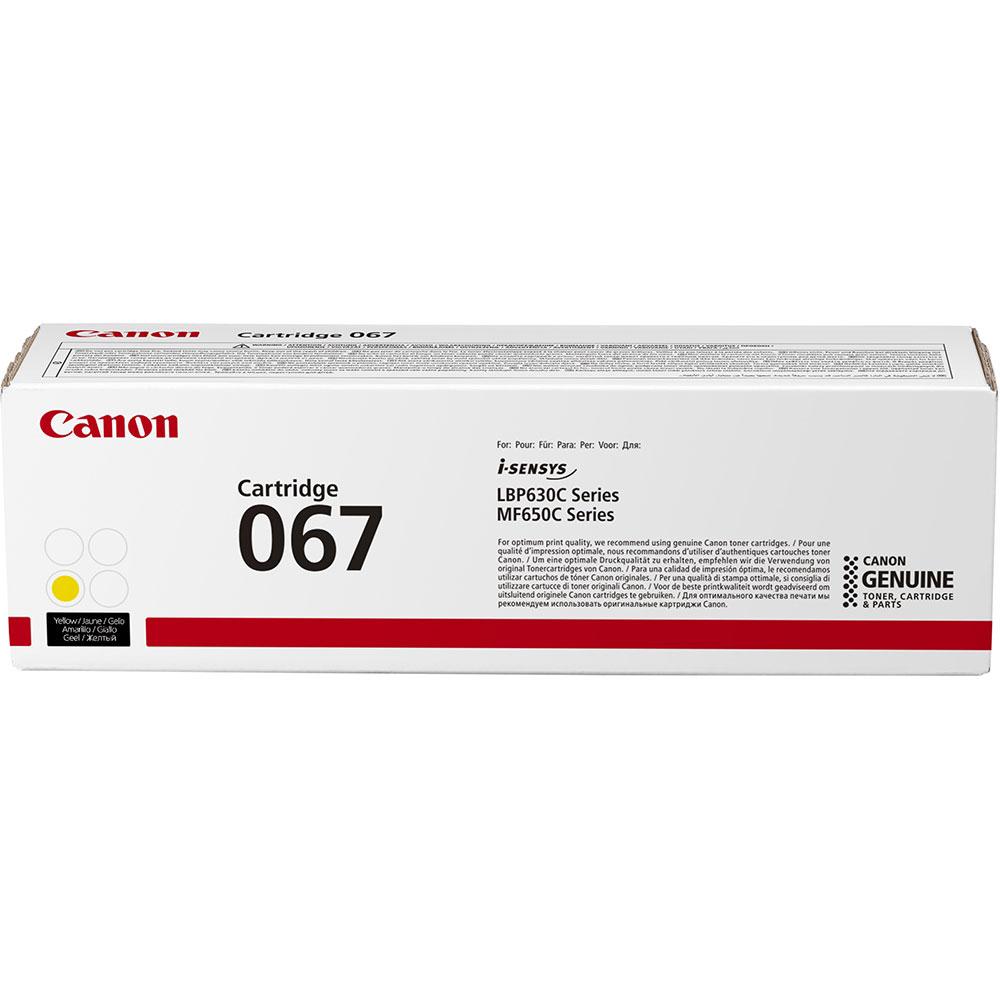 CANON TONER 067 YELLOW ORIGINAL حبر كانون اصلي