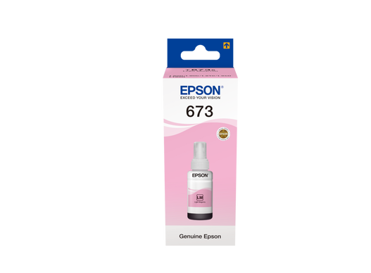 EPSON INK 673  LIGHT MAGENTA   حبر سائل ابسون