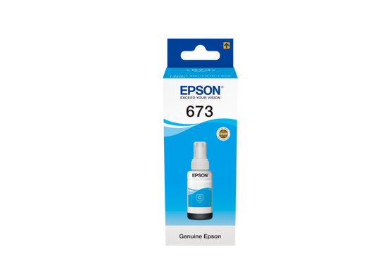 EPSON INK 673 CYAN  حبر سائل ابسون