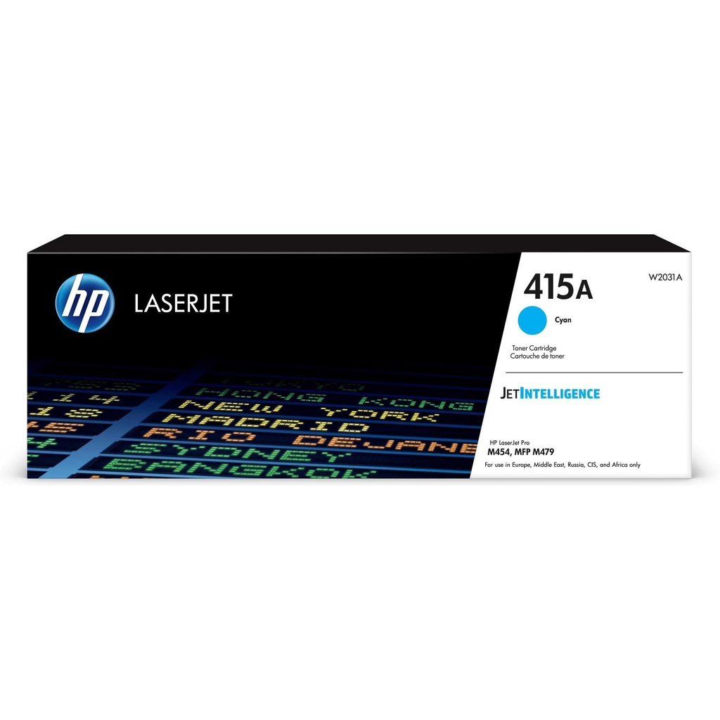 HP TONER CARTRIDGE  CF415A CYAN  حبر اتش بي ليزر