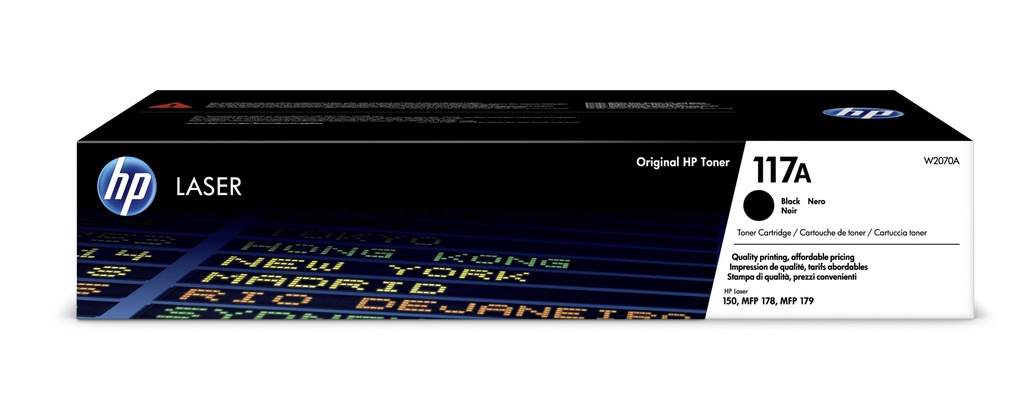 HP TONER CARTRIDGE 117A BLACK TONER حبر اتش بي اصلي