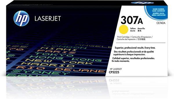HP TONER CARTRIDGE 307A YELLOW حبر اتش بي اصلي