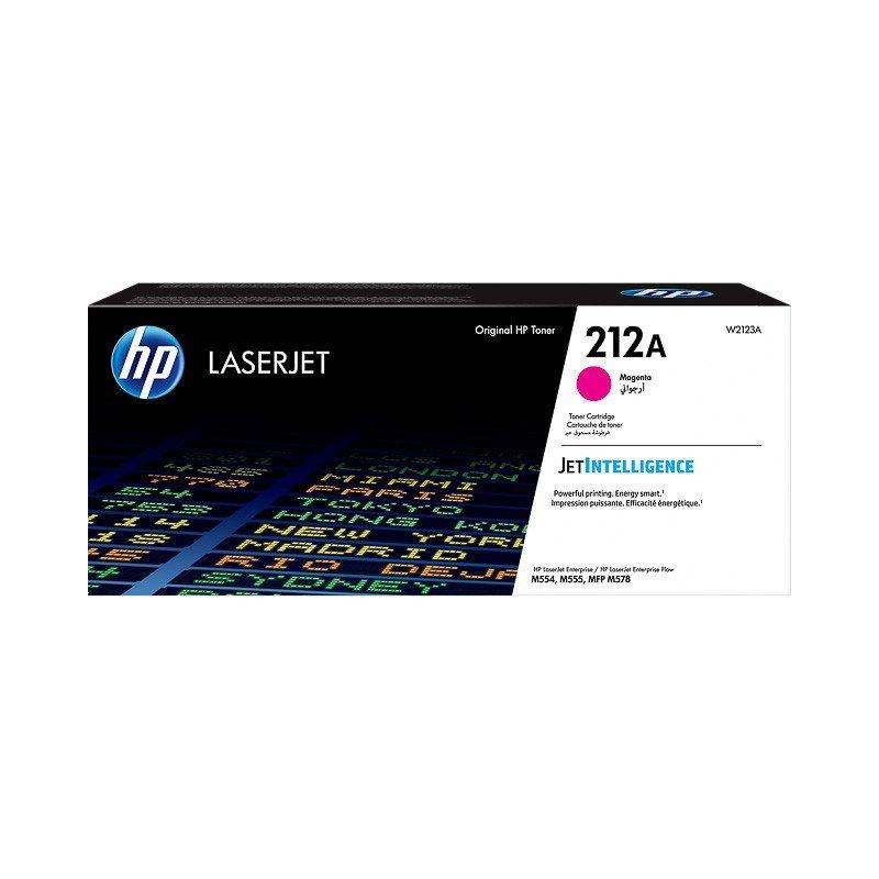 HP TONER CARTRIDGE W2121A-212A MAGENTA ORIGINAL حبر اتش بي اصلي