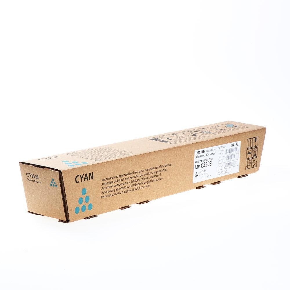RICOH TONER CARTRIDGE MP C2503 ORIGINAL CYAN