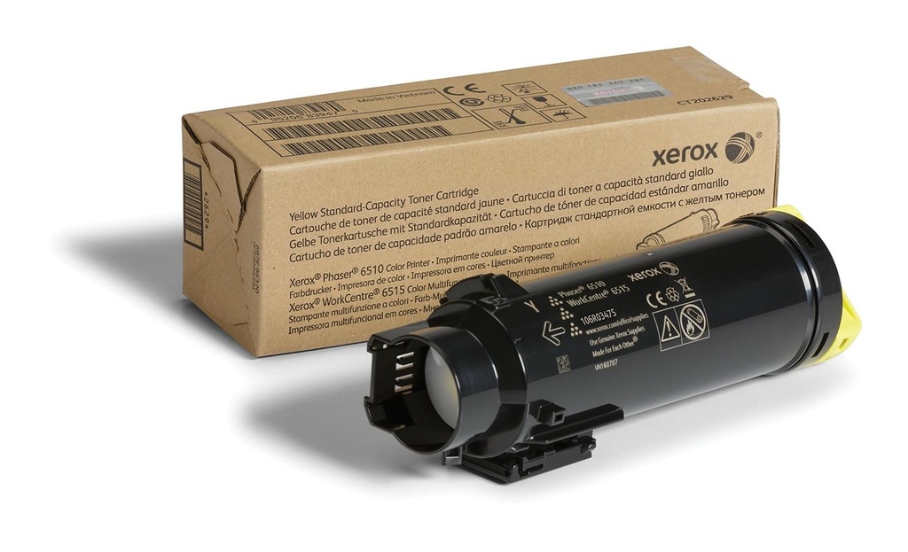 XEROX TONER CARTRIDGE 6510/6515 ORIGINAL YELLOW حبر زيروكس اصلي