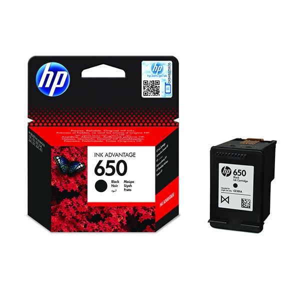 hp ink 650 black