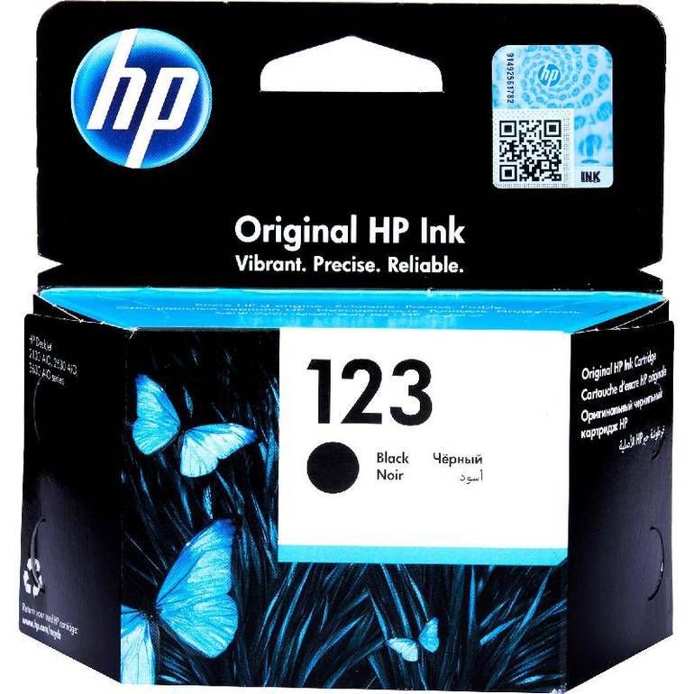 123 HP INK TONER 123BLACK