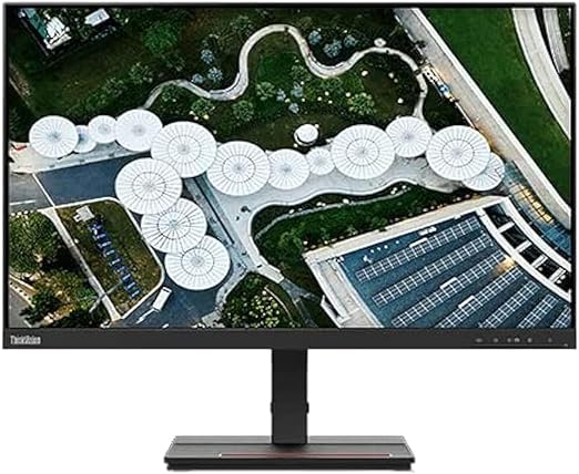 Lenovo ThinkVision S24e-20 24 inch FHD Monitor (VA Panel, 60Hz, 4ms, HDMI, VGA, FreeSync™, 3-side borderless) - Tilt Stand, 3 Years warranty62AEKAT2UK 