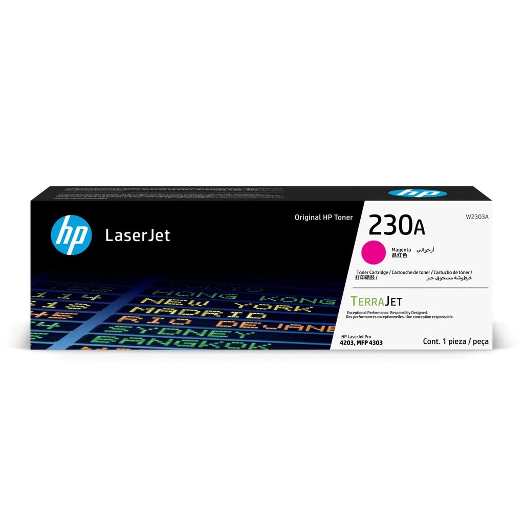 HP 230A Mgn LaserJet Toner Cartridge W2303A