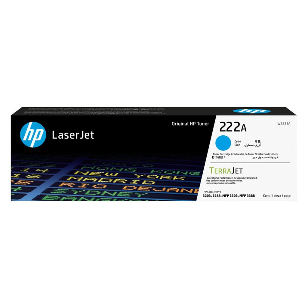 TNR-HP-222A-CYN-LJ-CRTG-W2221A حبر اتش بي اصلي  ازرق