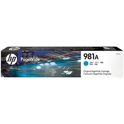 HP INK CARTRIDGE 981A CYAN حبر اتش بي اصلي