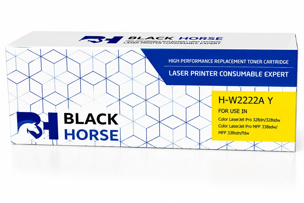 BLACK HORSE CARTRIDGE 222A-W2222 YELLOW حبر متوافق بلاك هورس