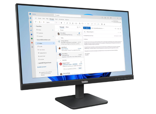 Lenovo ThinkVision S24-4e 23.8" Full HD IPS Monitor | 100Hz | HDMI | VGA | 3-Year Warranty