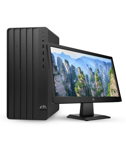 [COMPUTER013] بندل جهاز كومبيوتر مكتبي HP Pro Tower 290G9 - Core i7 HP Monitor P22V-G5 - 22 بوصة FHD