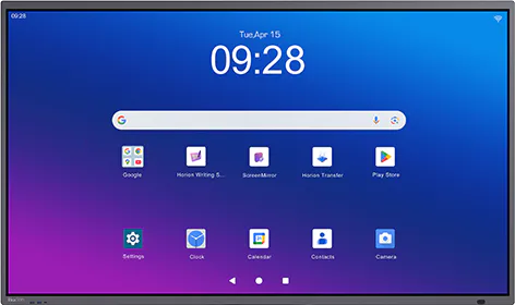 65inch Horion Interactive Flat  65K7A, 65inch, 8GB DDR4 +256GB Standard, Android 14, A311D2, Octa core A73+A53, Horionbrand, HS CODE: 8528521200, Country of Origin: China, Google certified