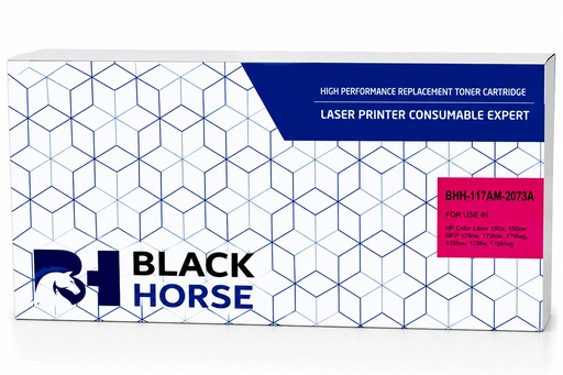 [False189]   BLACK HORSE BH  Toner Cartridge B2 HE-W2073A-C 117A 0.7K  حبر متوافق  بلاك  هورس