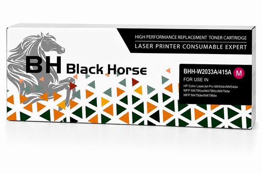 [False094] BLACK HORSE BH  Toner Cartridge of Hp bhh w2033a/415 MAGENTA   حبر  متوافق  بلاك هورس