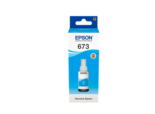 [21014003003] EPSON INK 673 CYAN  حبر سائل ابسون