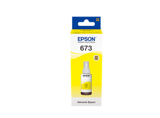 [21014003022] EPSON INK 673 YELLOW حبر سائل ابسون