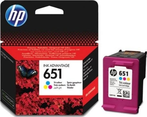 [21014002007] HP INK 651 COLOUR FOR HP 5575-5645 حبر اتش بي ملون