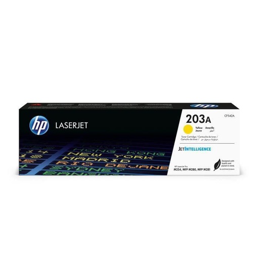 [21015001065] HP TONER CARTRIDGE 203A YELLOW   حبر اتش بي