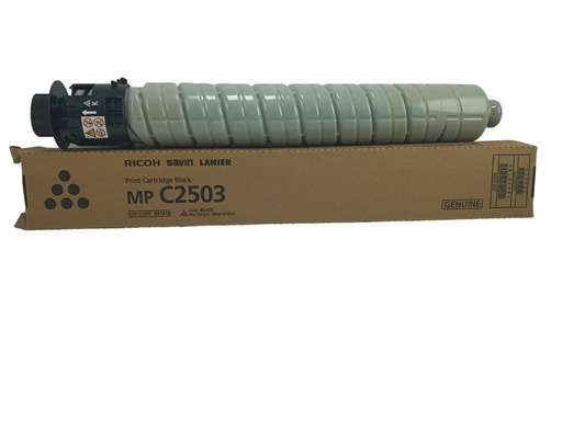 [21015006027] RICOH TONER CARTRIDGE MP C2503 ORIGINAL BLACK حبر ريكو اصلي