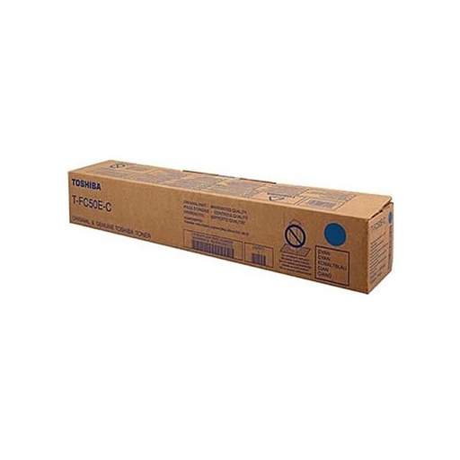 [21015011005] TOSHIBA TONER CARTRIDGE E-STUDIO TFC-50C ORIGINAL حبر توشيبا اصلي