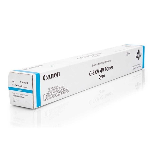 [21015002045] canon  toner cexv-49 original cyan حبر كانون اصلي