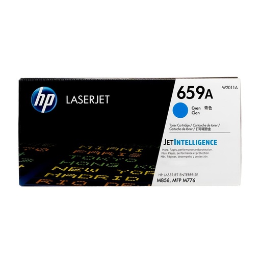 [21015001092] hp toner 659a 2010 cyan originalحبر اتش ازرق اصلي