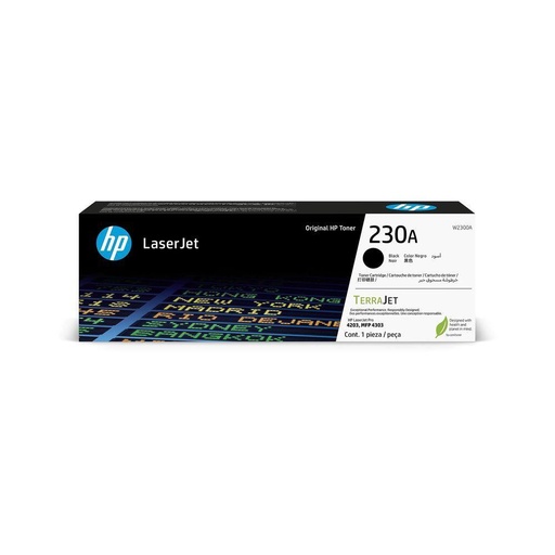 [21015001095] HP 230A Blk LaserJet Toner Cartridge W2300A 