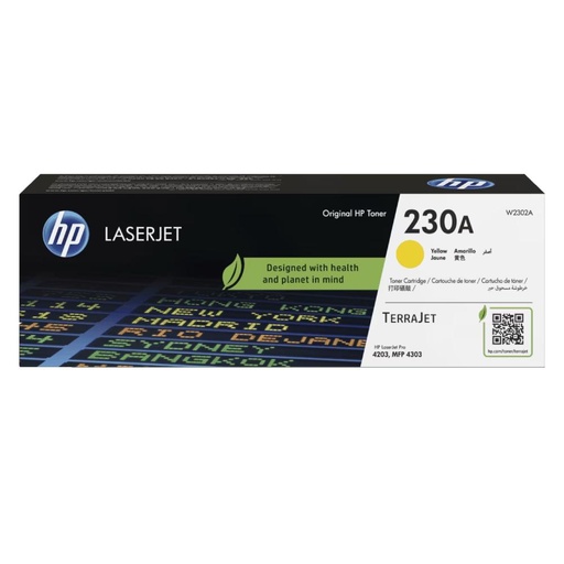 [21015001097] HP 230A Yellow  LaserJet Toner Cartridge W2302A