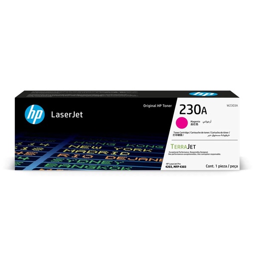 [21015001098] HP 230A Mgn LaserJet Toner Cartridge W2303A