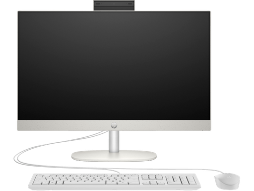 [16001025] 245G1024AiOBU-8GBR5-7520UIDS / 23.8 inch AG FHD UWVA IPS 250 / 512GB M.2 SSD Value / DOS / 1yw / HP 2 year Next Business Day Onsite Desktop Only Hardware SupportWarranty Extension / 125( White) kbd / 125 White mouse / Realtek 8851BE Wi-Fi 6 BT 5.3 WW WLAN / الكل في واحد