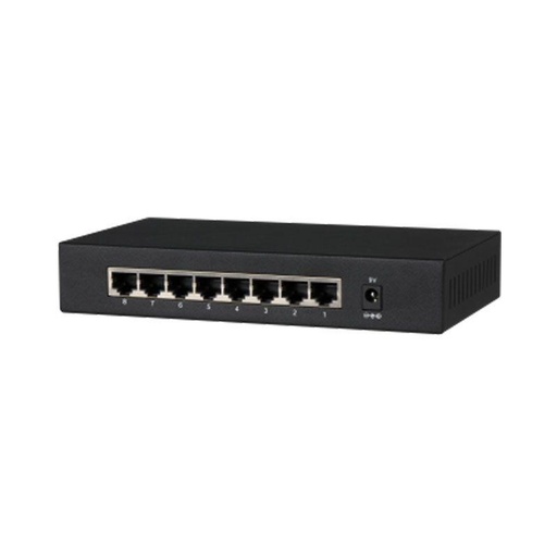[10013018] ‏ DH-PFS3008-8GT‏ Dahua 8-Port Desktop 10/100/1000 Mbs Ethernet Switch (metal)