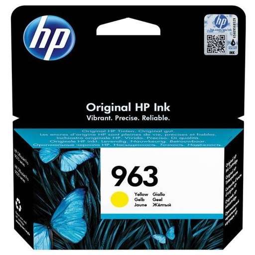 [21014002146] [10001776] HP INK CERTRIDGE 963 YELLOW حبر اتش بي اصفر 